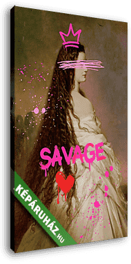 Savage (Barokk & Graffiti) - vászonkép 3D látványterv