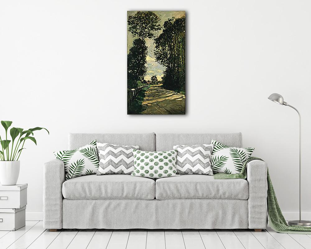 Út a Saint-Siméon-i farmhoz (1864) - vászonkép, falikép vásárlás Út a Saint-Siméon-i farmhoz (1864) (vászonkép) - vászonkép, falikép otthonra és irodába