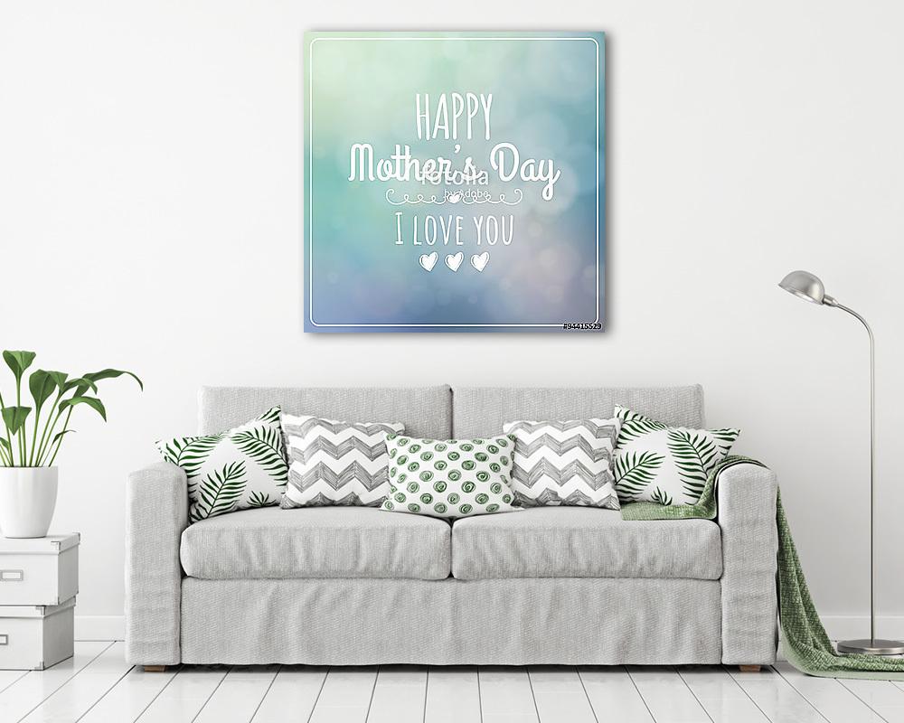 Boldog anya napja - vászonkép, falikép vásárlás Boldog anya napja (vászonkép) - vászonkép, falikép otthonra és irodába