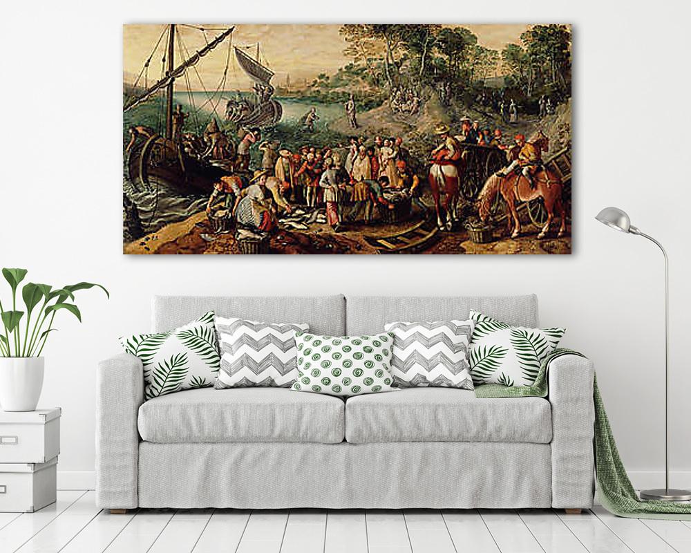 A csodálatos halzsákmány (fotótapéta) - vászonkép, falikép otthonra és irodába