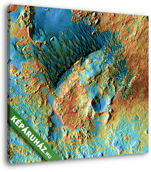 Arabia dűnék, MARS (színezett) - vászonkép 3D látványterv