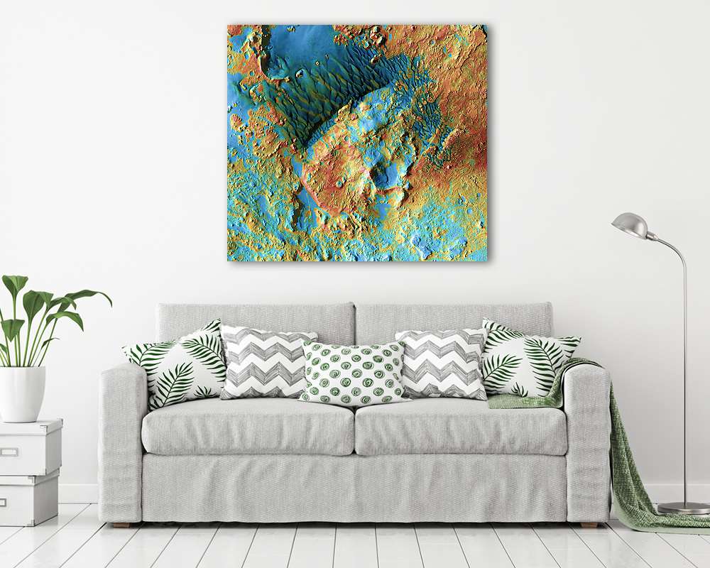 Arabia dűnék, MARS (színezett) (fotótapéta) - vászonkép, falikép otthonra és irodába