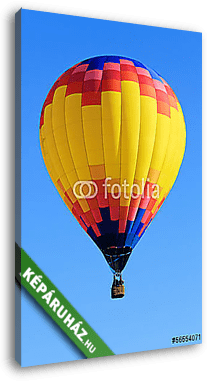 Klasszikus hőlégballon - vászonkép 3D látványterv