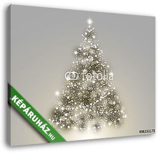 Karácsonyfa ー52 - vászonkép 3D látványterv