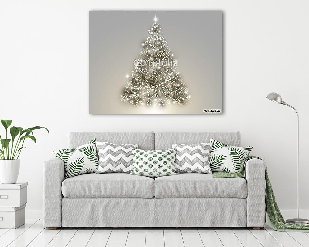 Karácsonyfa ー52 (fotótapéta) - vászonkép, falikép otthonra és irodába