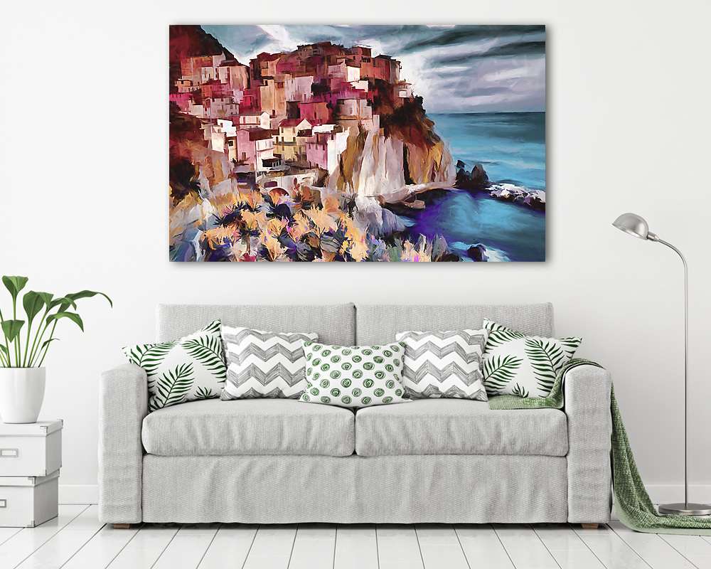 CINQUE TERRE (poszter) - vászonkép, falikép otthonra és irodába
