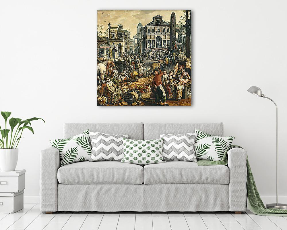 Ecce Homo - Piaci jelenet (bögre) - vászonkép, falikép otthonra és irodába