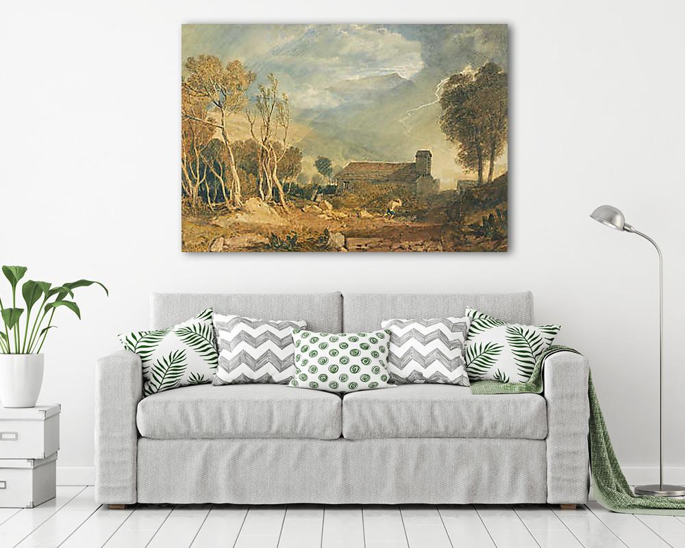 Ingleborough, Chapel le Dale - vászonkép, falikép vásárlás Ingleborough, Chapel le Dale (vászonkép) - vászonkép, falikép otthonra és irodába