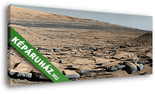 Rétegződés a Mount Sharp hegységnél, MARS - vászonkép 3D látványterv