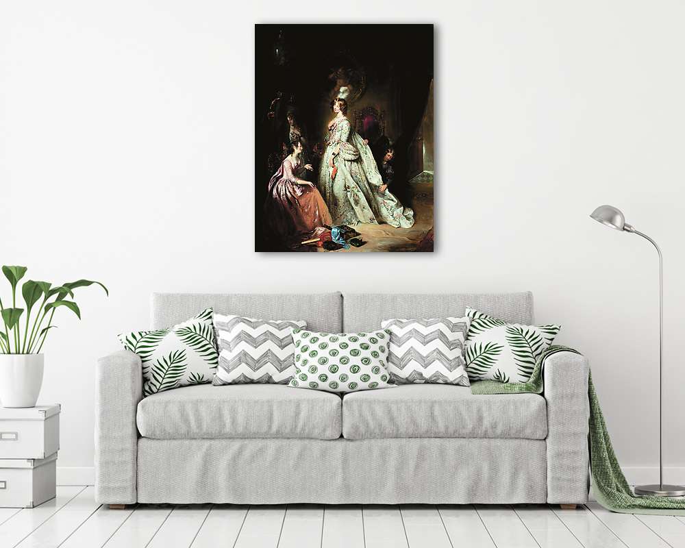 Bál előtt (1851) - vászonkép, falikép vásárlás Bál előtt (1851) (vászonkép) - vászonkép, falikép otthonra és irodába