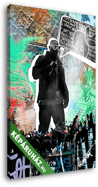 Rap (MenzArt) - vászonkép 3D látványterv