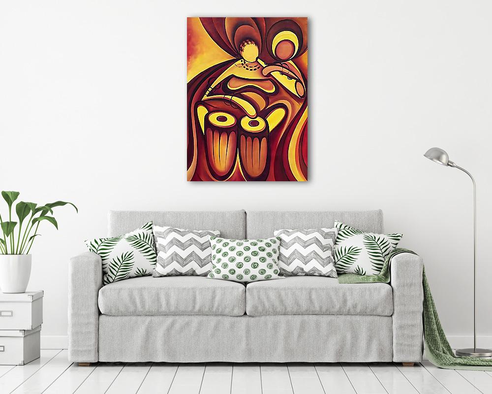 Afrikai zenészek 01 - Digital Art - vászonkép, falikép vásárlás Afrikai zenészek 01 - Digital Art (vászonkép) - vászonkép, falikép otthonra és irodába