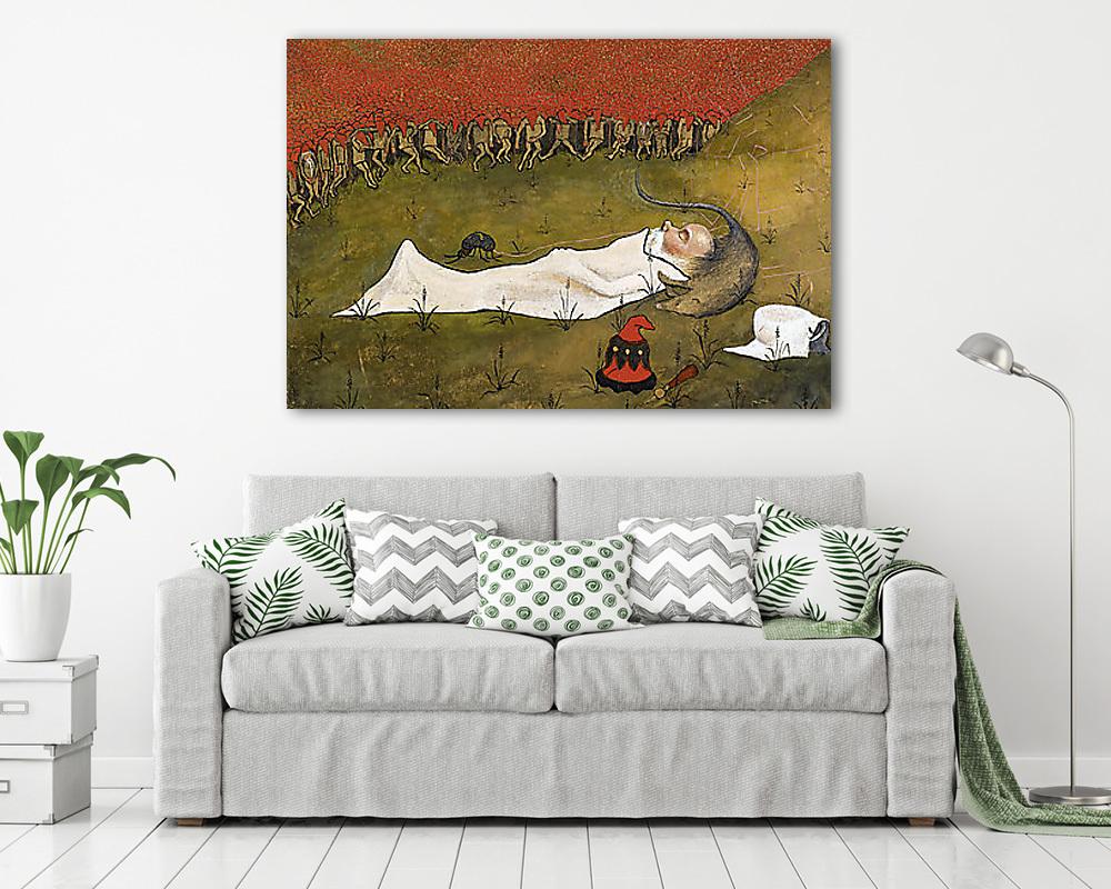 Az alvó King Hobgoblin (1896) - színverzió 1. (keretezett kép) - vászonkép, falikép otthonra és irodába