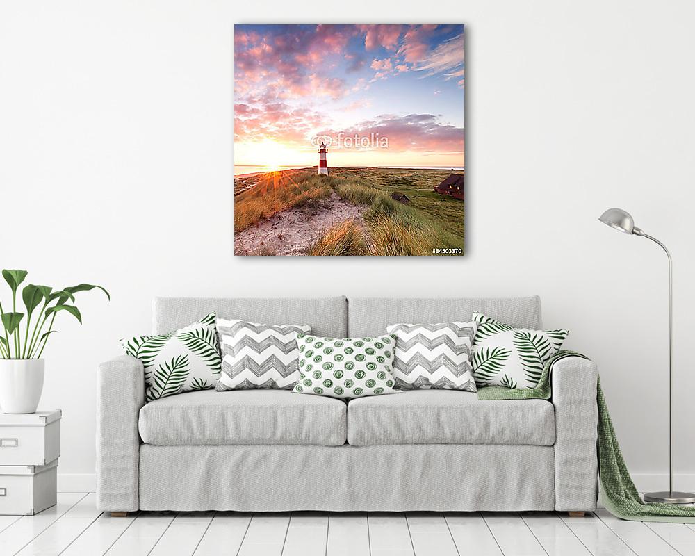 Világítótorony Sylt (bögre) - vászonkép, falikép otthonra és irodába