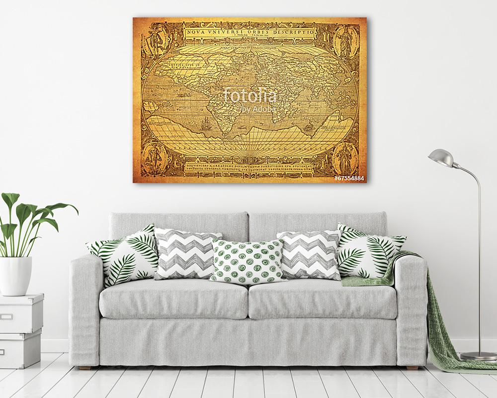 világ 1602-es évjárata. (vászonkép) - vászonkép, falikép otthonra és irodába