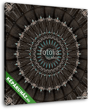 Mandala of the faithful knight - vászonkép 3D látványterv
