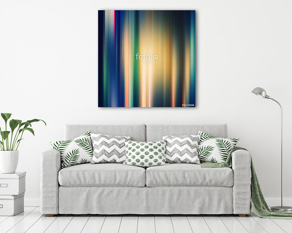 colorful gradient background blur lines (keretezett kép) - vászonkép, falikép otthonra és irodába