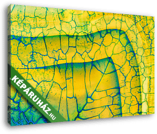 Amazing detailed and translucent cross section structure of yellow agate. Seamless crystal agate surface macro closeup. Marbled  - vászonkép 3D látványterv