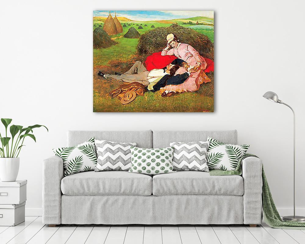 Szerelmespár (1870) (bögre) - vászonkép, falikép otthonra és irodába