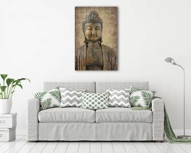 Buddha szobor (vászonkép) - vászonkép, falikép otthonra és irodába