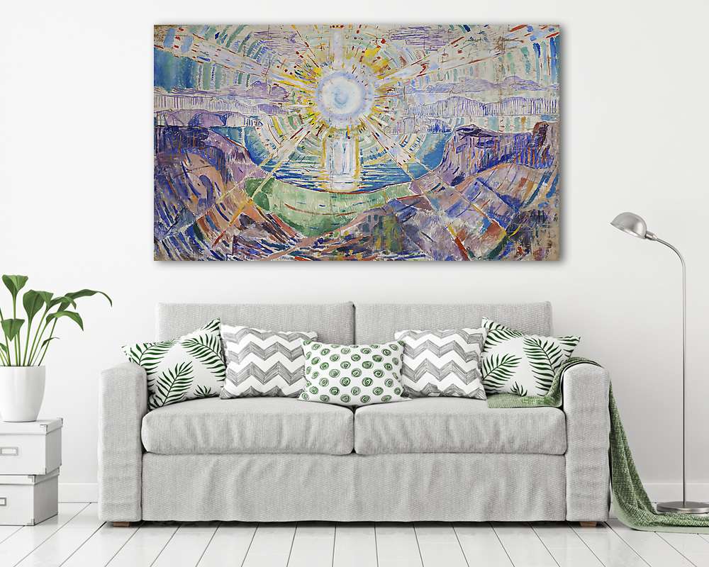 A nap (verzió2) (vászonkép) - vászonkép, falikép otthonra és irodába