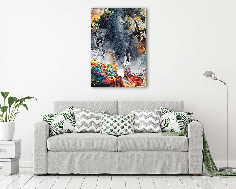 RocketLaunch (MenzArt) (vászonkép) - vászonkép, falikép otthonra és irodába