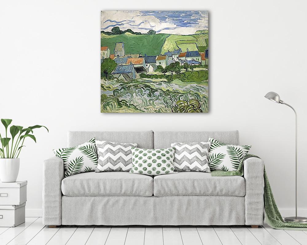 Auvers látképe - vászonkép, falikép vásárlás Auvers látképe (vászonkép) - vászonkép, falikép otthonra és irodába