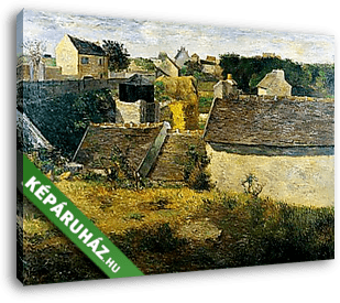 Vaugirard házai (1880) - Színverzió 1. - vászonkép 3D látványterv