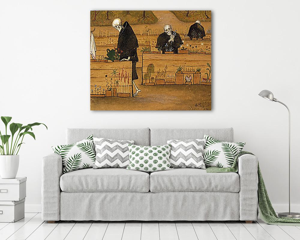A halál kertje (részlet) (poszter) - vászonkép, falikép otthonra és irodába