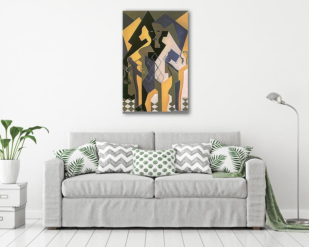 Harlekin asztallal - vászonkép, falikép vásárlás Harlekin asztallal (keretezett kép) - vászonkép, falikép otthonra és irodába