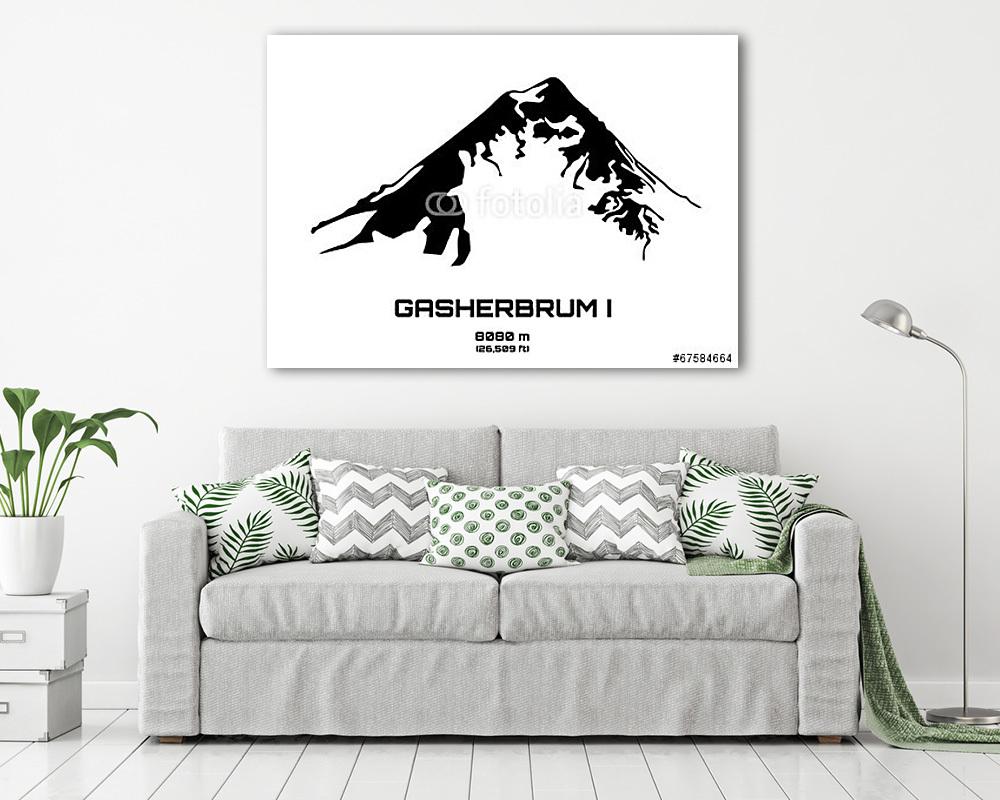 A Mt. Gasherbrum I (vászonkép) - vászonkép, falikép otthonra és irodába