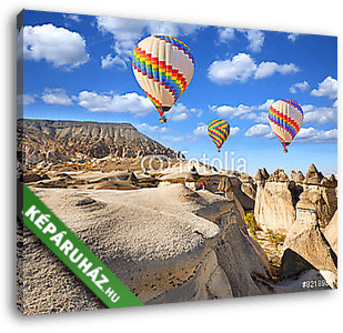 Cappadocia sziklás tája - vászonkép 3D látványterv