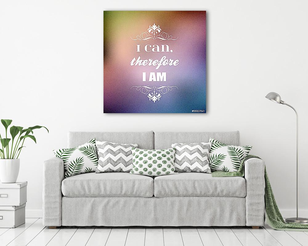 Inspiráló idézet háttér (többrészes kép) - vászonkép, falikép otthonra és irodába