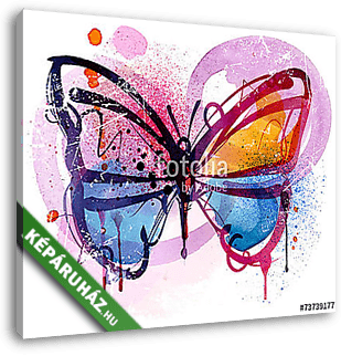 Butterfly - vászonkép 3D látványterv