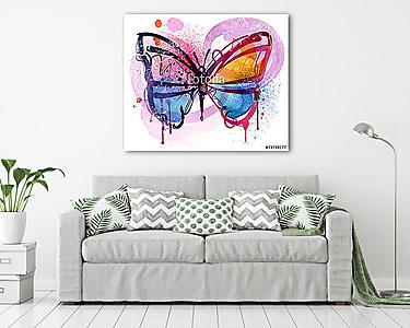 Butterfly (vászonkép) - vászonkép, falikép otthonra és irodába