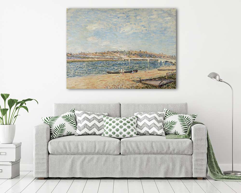 Bárka Saint Mammenál (többrészes kép) - vászonkép, falikép otthonra és irodába