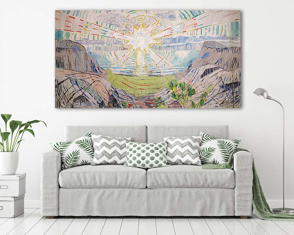 A Nap (keretezett kép) - vászonkép, falikép otthonra és irodába