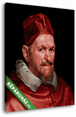 X. Innocentus pápa portréja  - vászonkép 3D látványterv