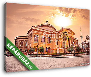 Massimo Színház, Palermo operaház. Szicíliában. - vászonkép 3D látványterv