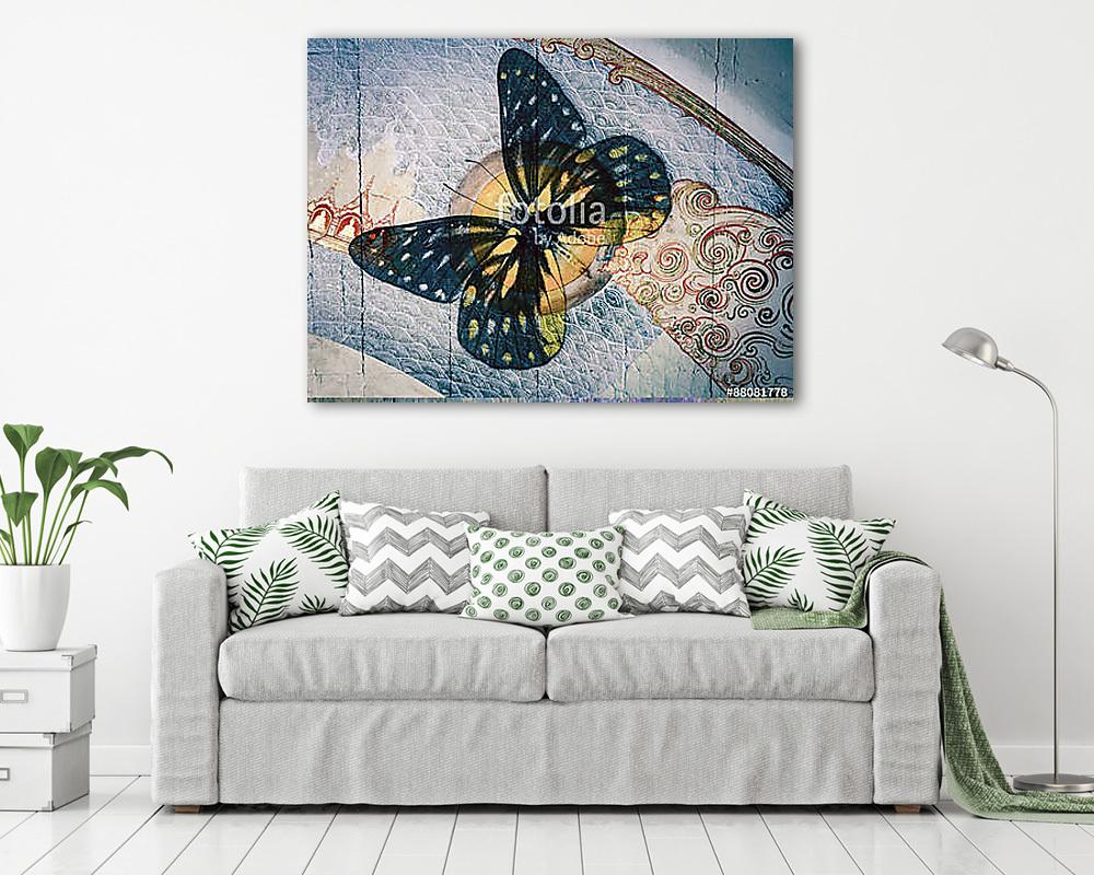butterfly (vászonkép) - vászonkép, falikép otthonra és irodába
