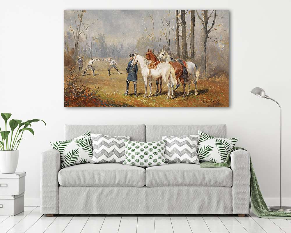 A párbaj (többrészes kép) - vászonkép, falikép otthonra és irodába