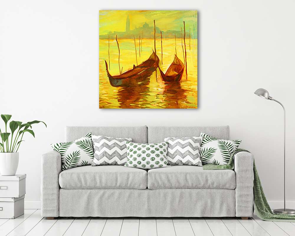 Velencei gondolák (bögre) - vászonkép, falikép otthonra és irodába