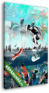 Skate (MenzArt) - vászonkép 3D látványterv