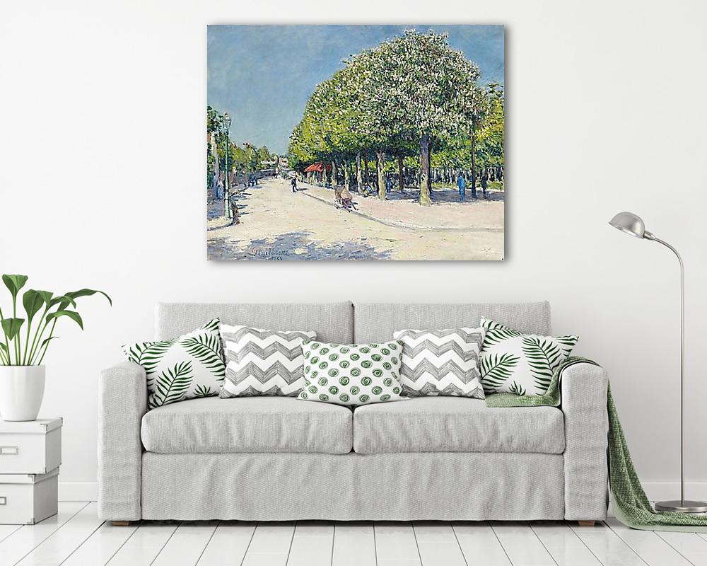Virágzó fasor Argenteuil - vászonkép, falikép vásárlás Virágzó fasor Argenteuil (poszter) - vászonkép, falikép otthonra és irodába