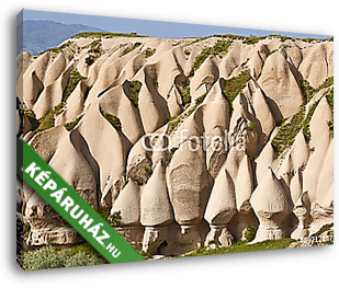 Gyönyörű kopár táj - ashen hegyek (vulkáni kőzet) - e - vászonkép 3D látványterv