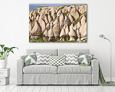 Gyönyörű kopár táj - ashen hegyek (vulkáni kőzet) - e (vászonkép) - vászonkép, falikép otthonra és irodába