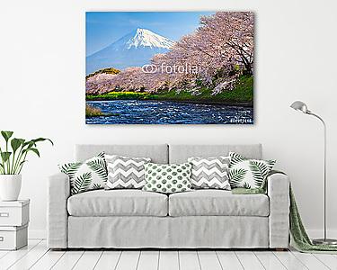 Fuji és Sakura (vászonkép) - vászonkép, falikép otthonra és irodába