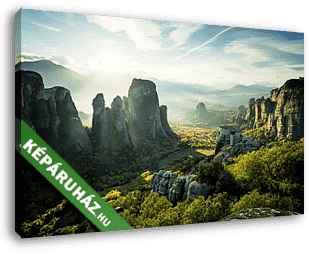 Meteora kolostorok Görögországban - vászonkép 3D látványterv