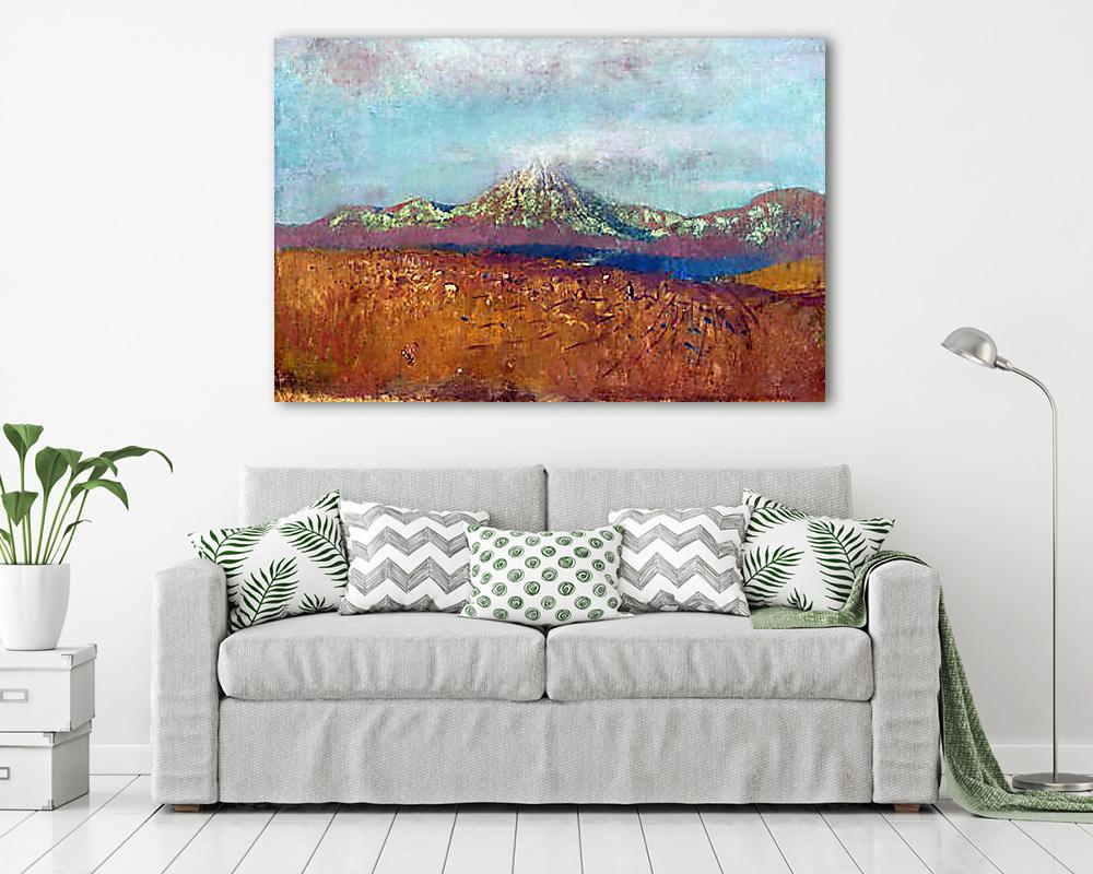 Burgonyaszedés a Tátra lábánál (színverzió 1.) (bögre) - vászonkép, falikép otthonra és irodába