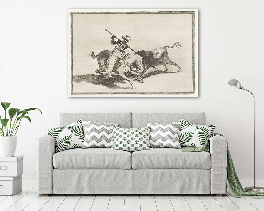Gazul, az első igazi torreádor (színverzió 1) (poszter) - vászonkép, falikép otthonra és irodába